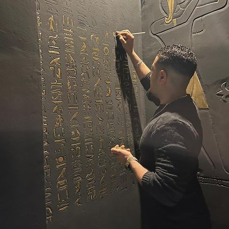 Pyramids Kefren Hotell Kafret el-Gabal Eksteriør bilde